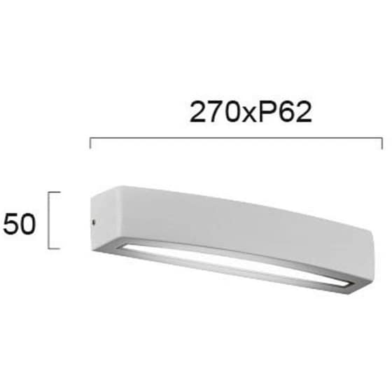Απλίκα Viokef Led Rio 4223300 από Αλουμίνιο - Λευκή image 2