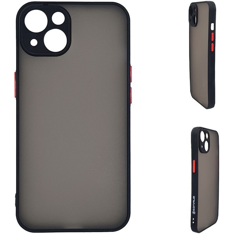 Θήκη Apple iPhone 14 - Sonique Color Button Bumper - Μαύρο