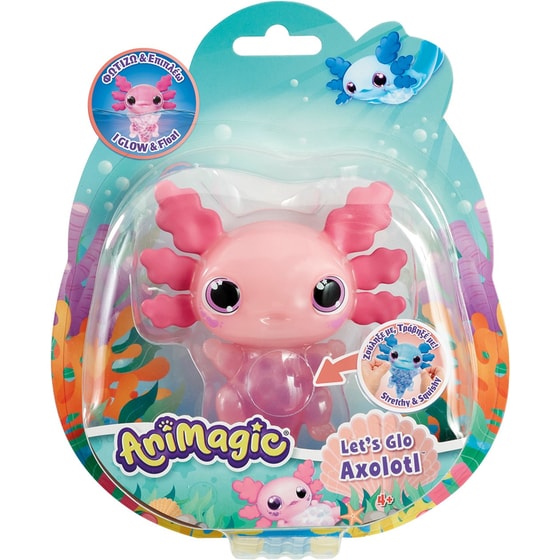 Animagic Φιγούρα Νερού Let's Glo Axolotl image 4