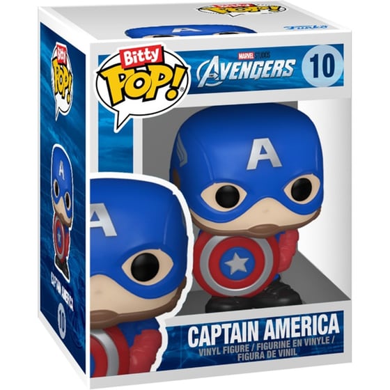 Funko Bitty Pop! 2-Pack Marvel: The Infinity Saga - Captain America & Hulk Vinyl Figures image 2