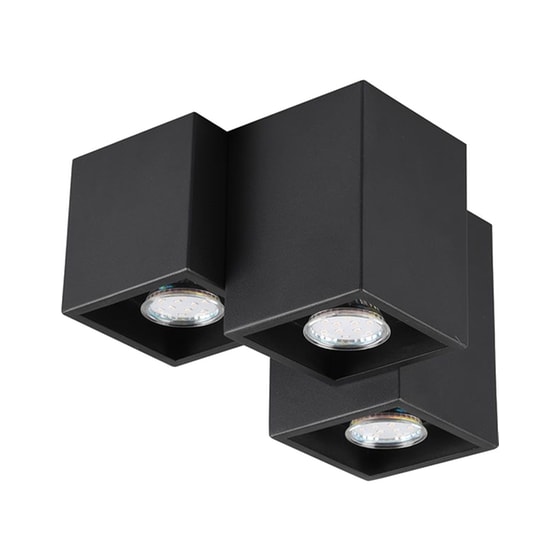 Σποτ Οροφής Trio Lighting Fernando 3xGU10 Μεταλλικό - Μαύρο image 3