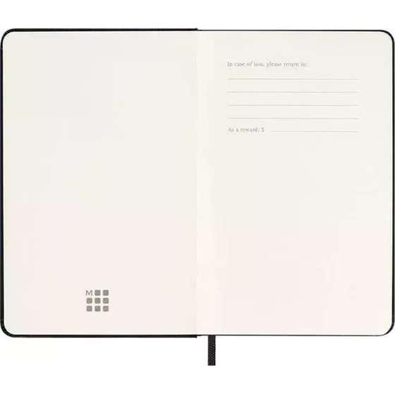 Ημερολόγιο Εβδομαδιαίο Moleskine 2025-2026 18Μ Pocket Black Hard image 3