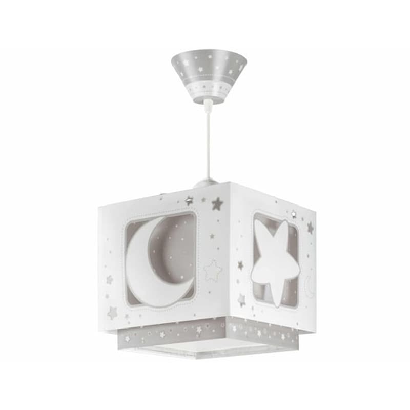 ANGO Κρεμαστό Παιδικό Φωτιστικό Gray Moon Φωσφορίζον