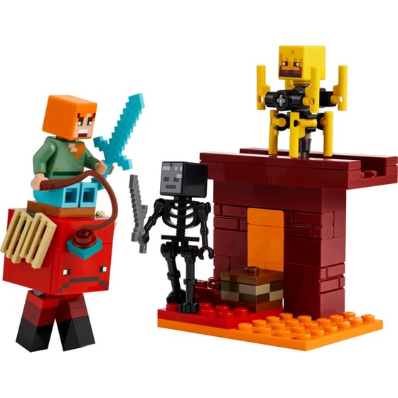 LEGO® Minecraft The Nether Lava Battle (21266) image 1