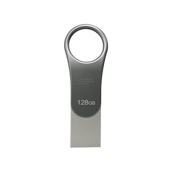 Silicon Power Mobile C80 128GB USB 3.1 Stick με σύνδεση USB-C Γκρι image 0