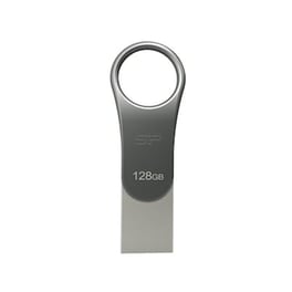 Silicon Power Mobile C80 128GB USB 3.1 Stick με σύνδεση USB-C Γκρι