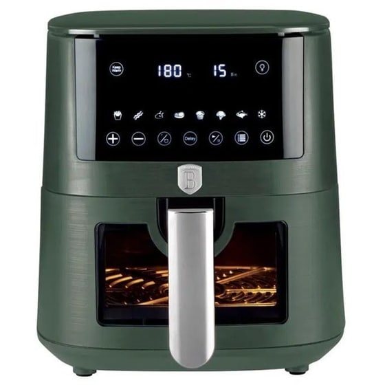 BERLINGER HAUS BH-9709 με Αποσπώμενο Κάδο 1400 W 5 L Πράσινο Φριτέζα Αέρος image 0