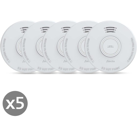 Ανιχνευτής Καπνού Alecto SD110 5 τμχ image 0