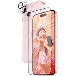 Θήκη & Προστασία Οθόνης / Καμερών Apple iPhone 15 - PanzerGlass Bundle Hardcase with D30 - Διάφανο