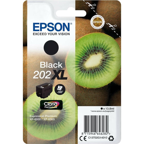Epson 202XL Μαύρο Μελάνι Εκτυπωτή C13T02G14010 image 0