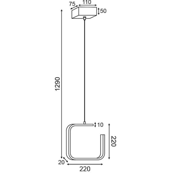 Φωτιστικό Οροφής Led Aca Euclid1 V27ledp22wh Μεταλλικό - Λευκό image 1