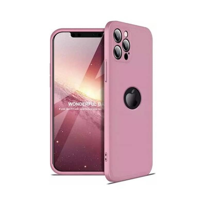 GKK Θήκη Apple iPhone 12 Pro Max - Gkk 360 Full Body Protection - Rose Gold