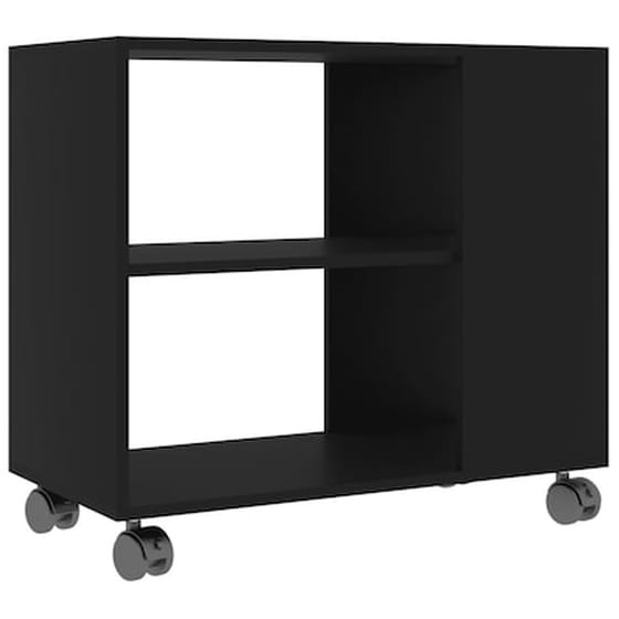 Τραπεζάκι Σαλονιού VidaXL από Μοριοσανίδα 70x35x55cm - Μαύρο image 2