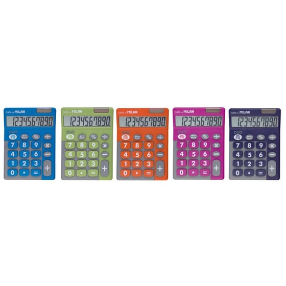 Αριθμομηχανή Milan 10 Ψηφίων Duo (1 Τεμάχιο) image 0