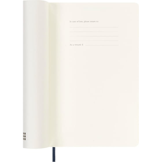 Ημερολόγιο Ημερήσιο Moleskine 2024 12Μ L Sap. Blue Μαλακό image 1