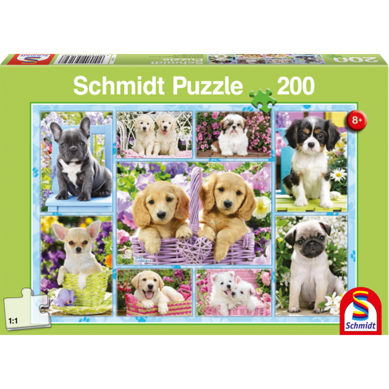 SCHMIDT SPIELE Παζλ Schmidt 56162 Puppies (200 Κομμάτια)