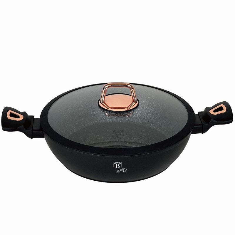 Κατσαρόλα BERLINGER HAUS BH-1640N 28 cm 3.8 L Μαύρο