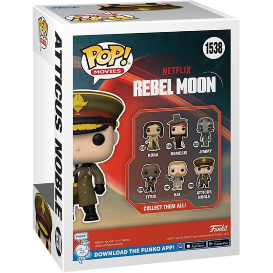 Funko Pop! Movies - Rebel Moon - Atticus Noble #1538 image 2