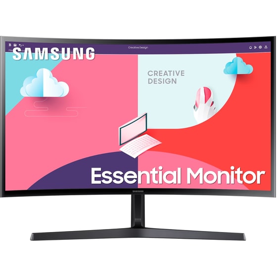 Samsung Essential Monitor S3 S36C LS27C366EAUXEN 27'' FHD VA Curved 75Hz 4ms image 0