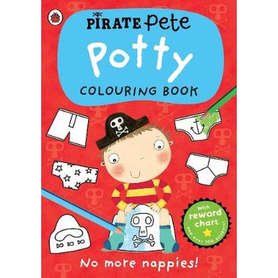Pirate Pete- Potty Colouring Book image 0