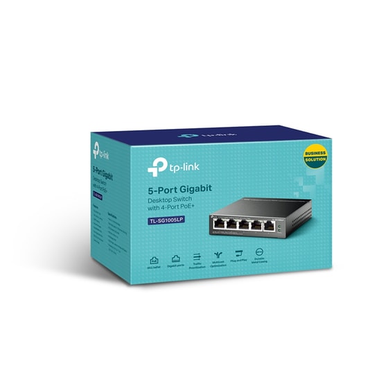 TP-LINK TL-SG1005LP L2 Switch με 5 Θύρες image 1