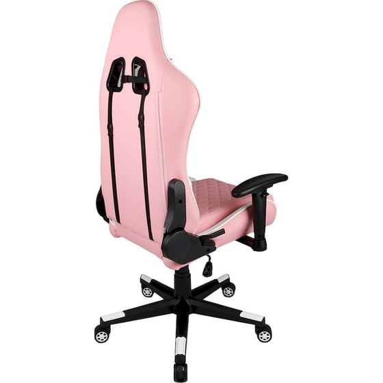 Gaming Καρέκλα Gembird GC-03-PW από Τεχνητό Δέρμα - Λευκό/ Ροζ image 4