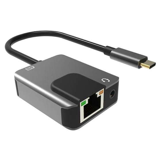Αντάπτορας Powertech USB-C Male σε Ethernet Female image 0