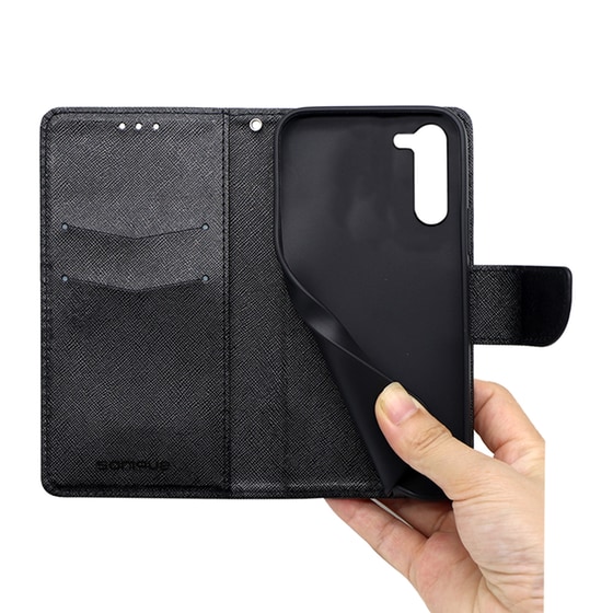 Θήκη  Samsung Galaxy S23 - Sonique Trend Book - Μαύρο image 3