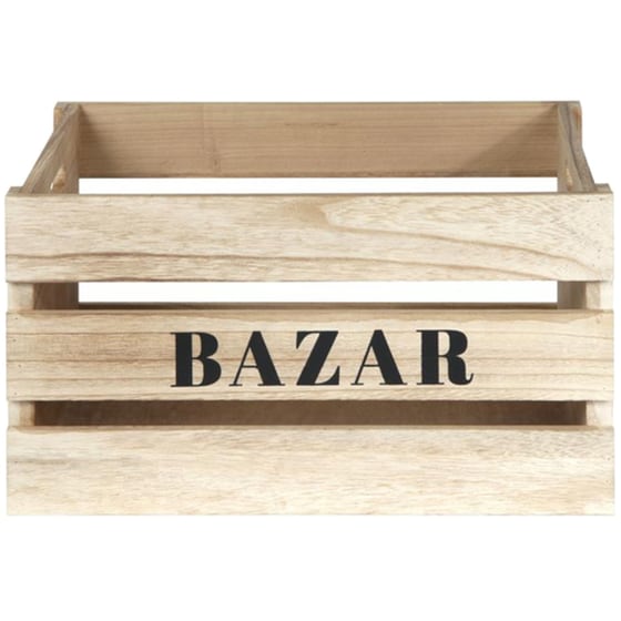 Σετ Διακοσμητικά Τελάρα Home Deco Factory "Bazar" 3τμχ Ξύλινα  - Καφέ image 1
