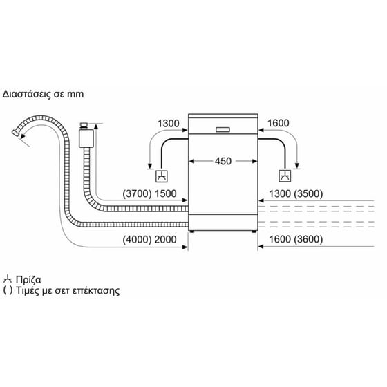 BOSCH SPS6YMI14E για 10 Σερβίτσια Inox Πλυντήριο Πιάτων image 7