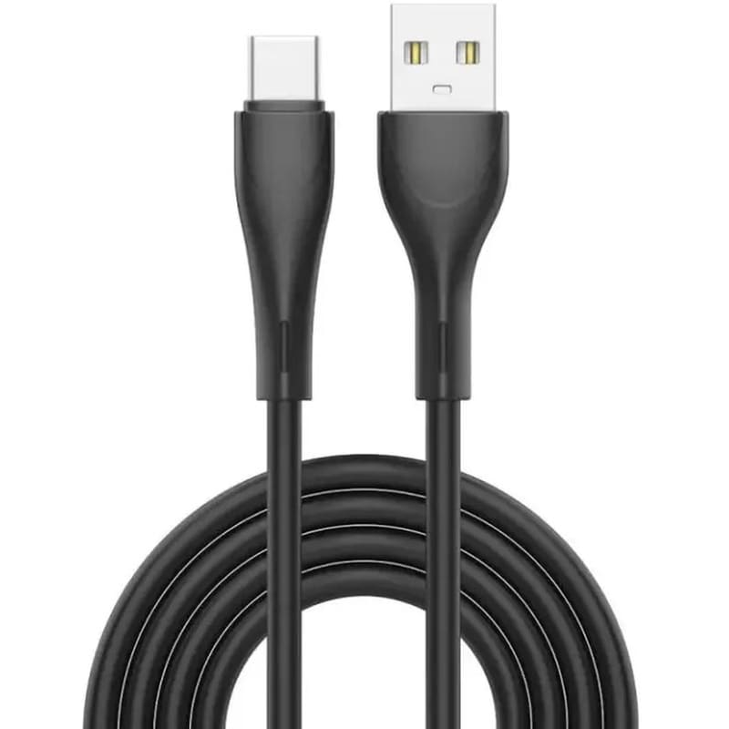 Καλώδιο δεδομένων Inos INOSNS-68575 USB-A σε USB-C 12 W - Μαύρο
