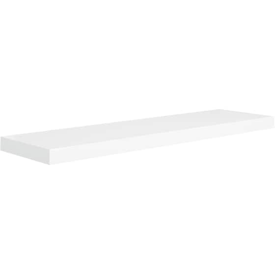 Ράφια Τοίχου VidaXL από MDF 90x23.5x3.8 cm 4 Τμχ - Λευκό image 2