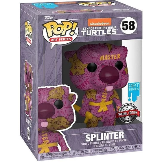Funko Pop! Art Series - Teenage Mutant Ninja Turtles - Splinter #58 Vinyl image 1