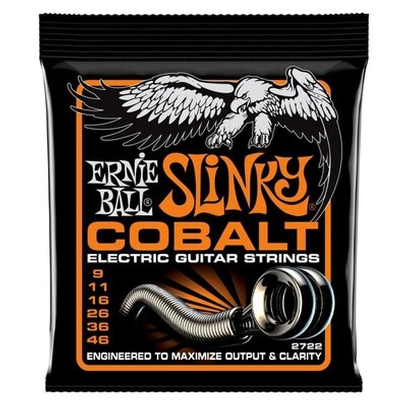 Σετ 6 Χορδές Ηλεκτρικής Κιθάρας Ernie Ball Cobalt Hybrid Slinky 009-046