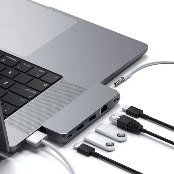 Satechi USB-C Pro Hub Mini Space - Γκρι image 3