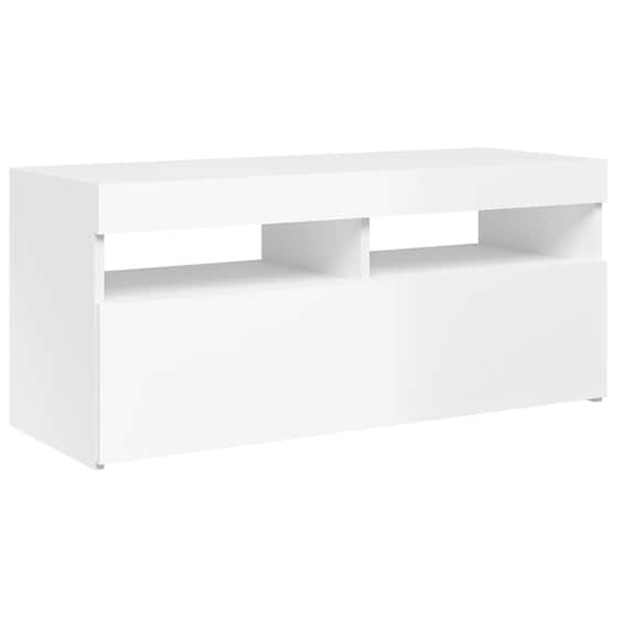 Έπιπλο Τηλεόρασης  VidaXL από Μοριοσανίδα 90x35x40cm - Λευκό image 7