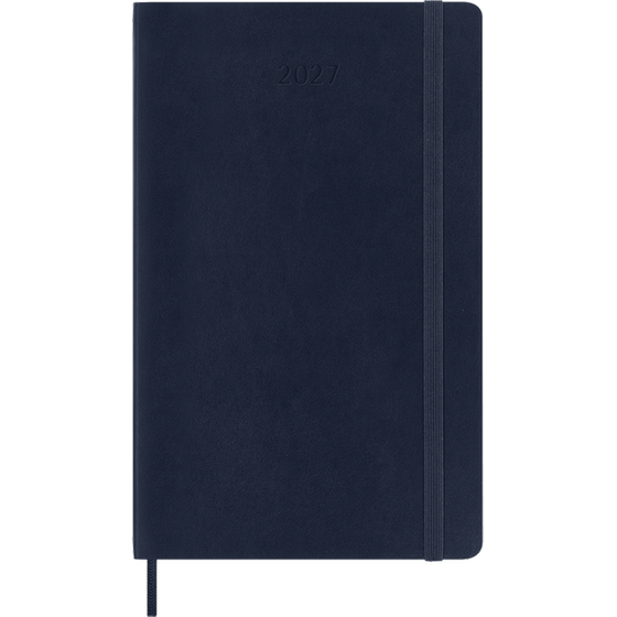 Ημερολόγιο Ημερήσιο 2027 Moleskine 12M L Soft Cover Μπλε image 0