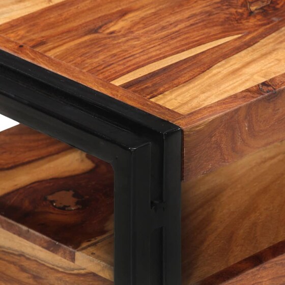 Έπιπλο Τηλεόρασης VidaXL Ξύλινο/Μεταλλικό 120x30x40cm - Kαφέ/Μαύρο image 4