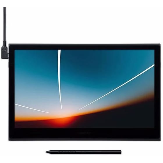 Γραφίδα & Ταμπλέτα Σχεδίασης Wacom Movink 13 - Μαύρο image 1