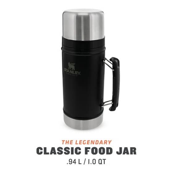 The Legendary Classic Food Jar 0.94l Matte Black image 0