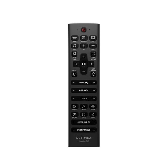 Soundbar Ultimea Poseidon D80 460W 7.1 - Black image 1