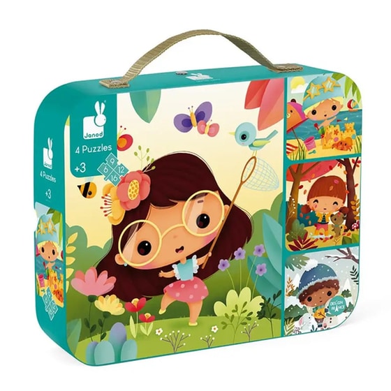 Παζλ 4 Εποχές Janod (43 Κομμάτια) image 0