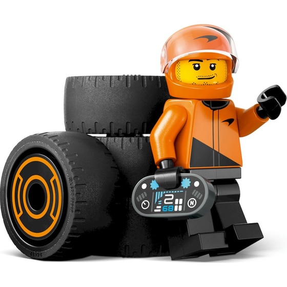 LEGO® City Οδηγός F1® με Αγωνιστικό Αυτοκίνητο McLaren (60442) image 3