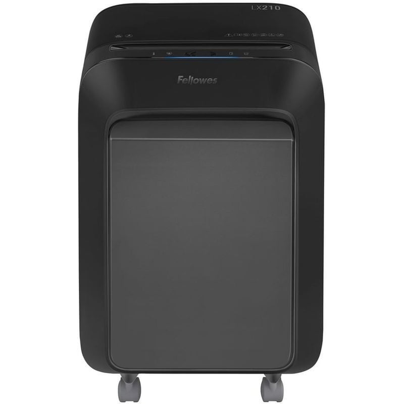 Καταστροφέας Εγγράφων Fellowes Powershred LX210 Mini-Cut 16 φύλλων με κάδο 23lt - Black φωτογραφία