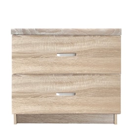 Κομοδίνο Esmarket Από Μελαμίνη 40x40x45 cm - Φυσικό