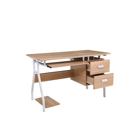 Γραφείο Υπολογιστή Woodwell από Μελαμίνη 120x60cm - Sonoma/Φυσικό image 1