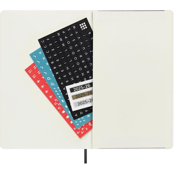 Ημερολόγιο Εβδομαδιαίο Moleskine 2025-2026 18Μ Large Black Soft image 6