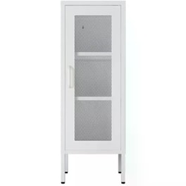Ντουλάπα Μεταλλική Nextdeco με Πλέγμα 102x40x40cm - Λευκό