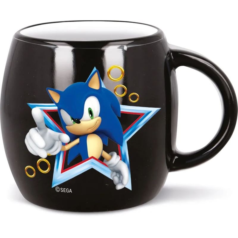 Κούπα Stor Sonic Globe Κεραμική 385 ml - Μαύρο