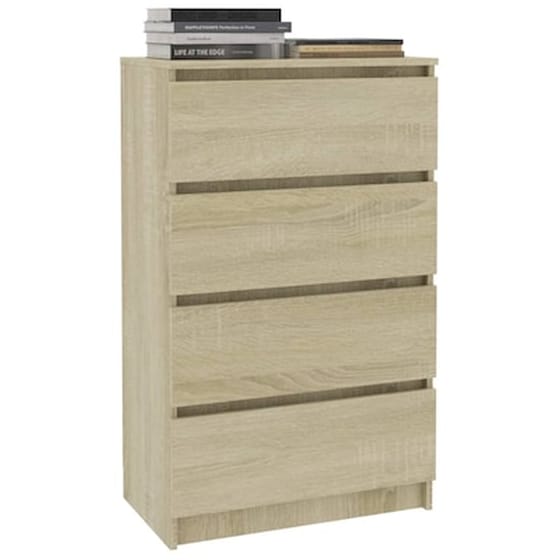 Vidaxl Συρταριέρα Sonoma Δρυς 60 X 35 X 98,5 Εκ. Από Μοριοσανίδα image 3